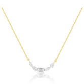 Clara Mixed Shape Dainty  Pendant